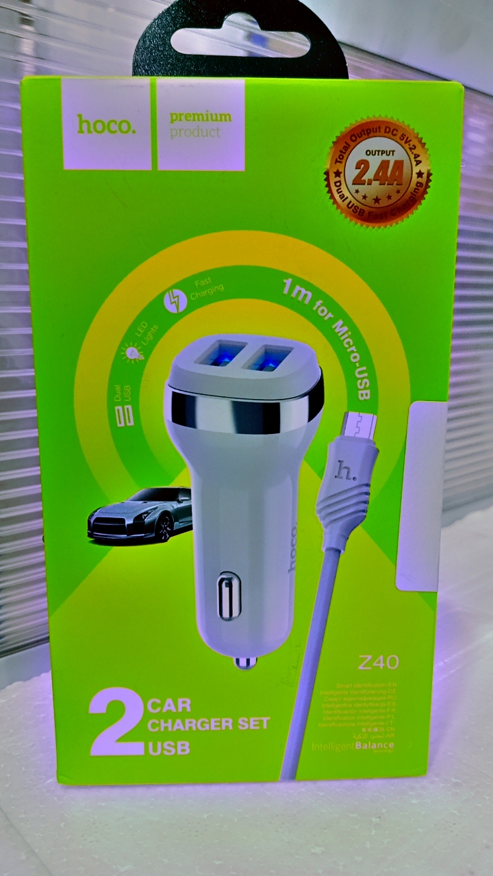 Hoco Chargeur Auto S4 Z40