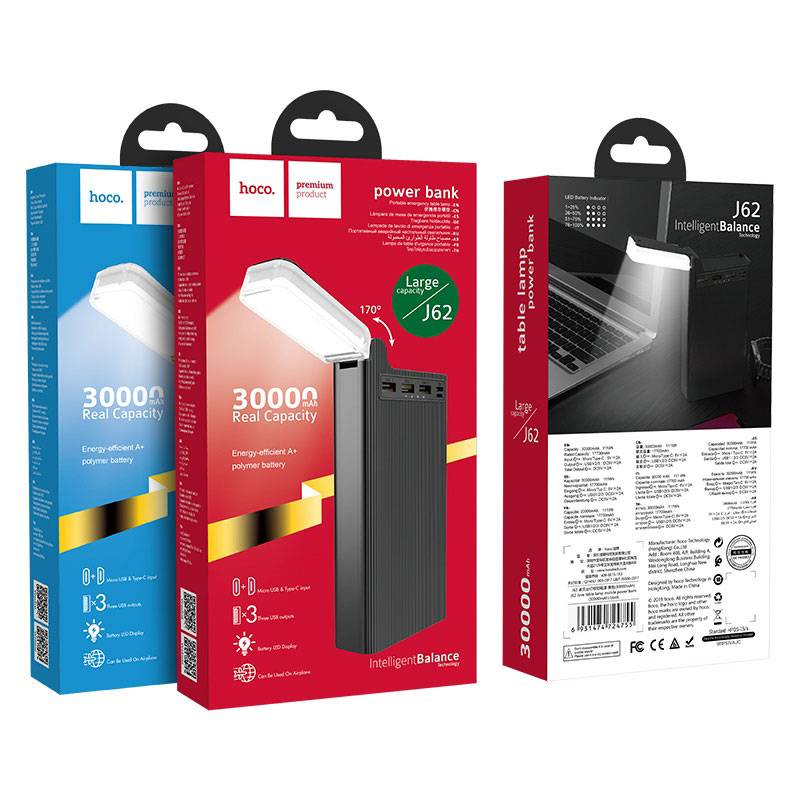 Hoco Power Bank 30000mAh J62