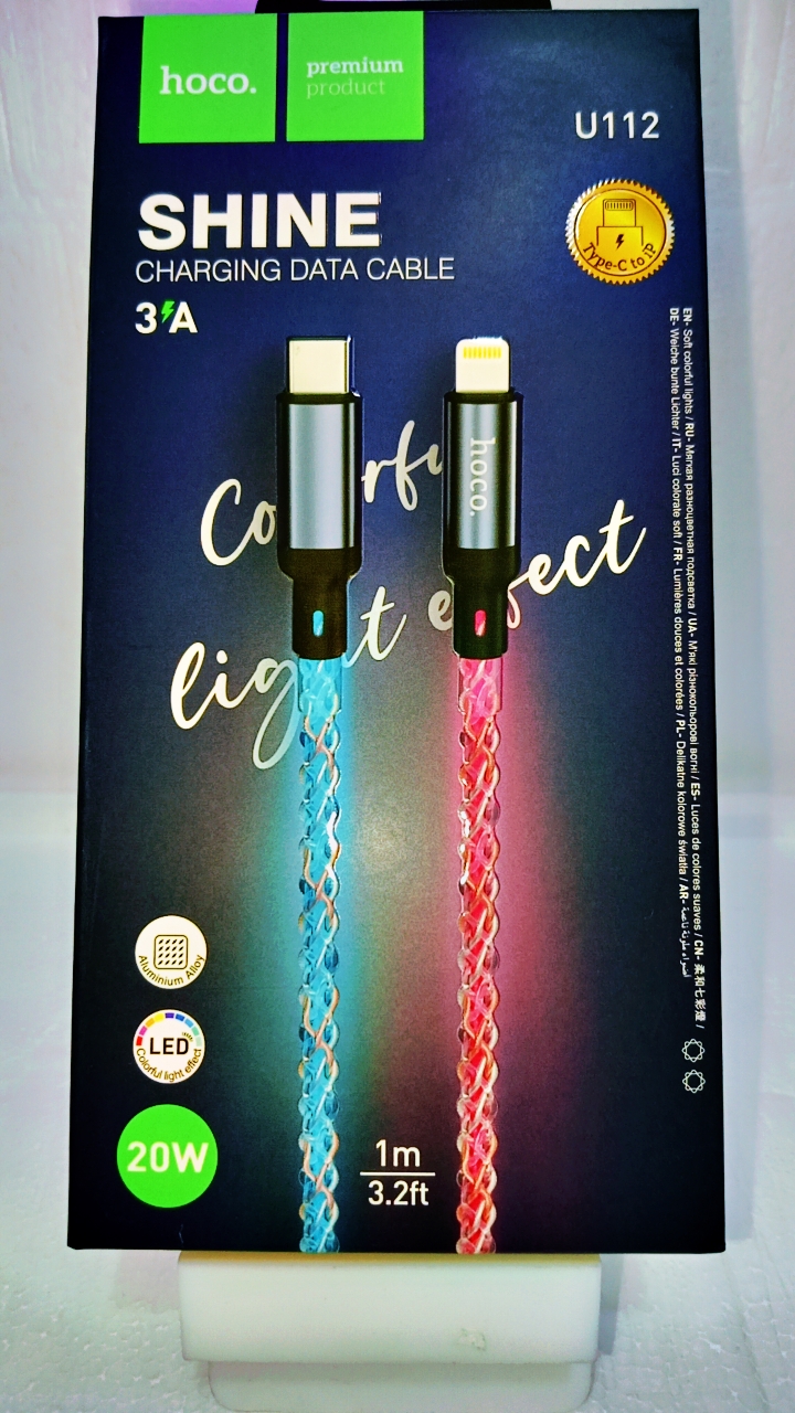 Hoco Cable 20W 3A Type C To Iphone U112