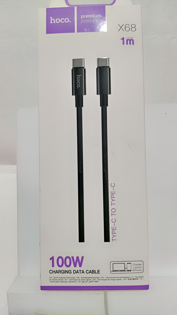 Hoco Cable 100W Type C To Type C X68