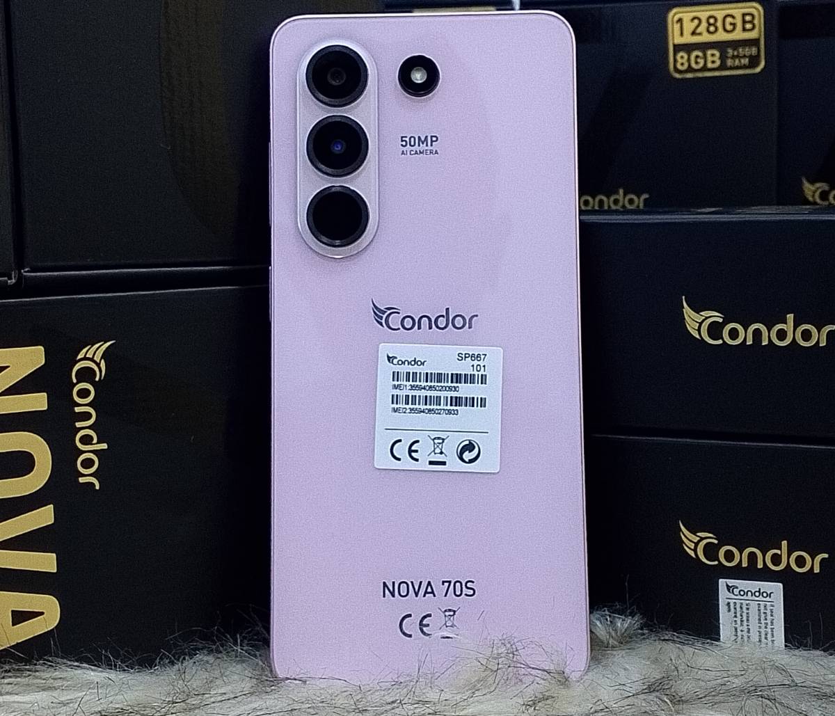 Condor Nova-70S 4+4-128Gb Rose